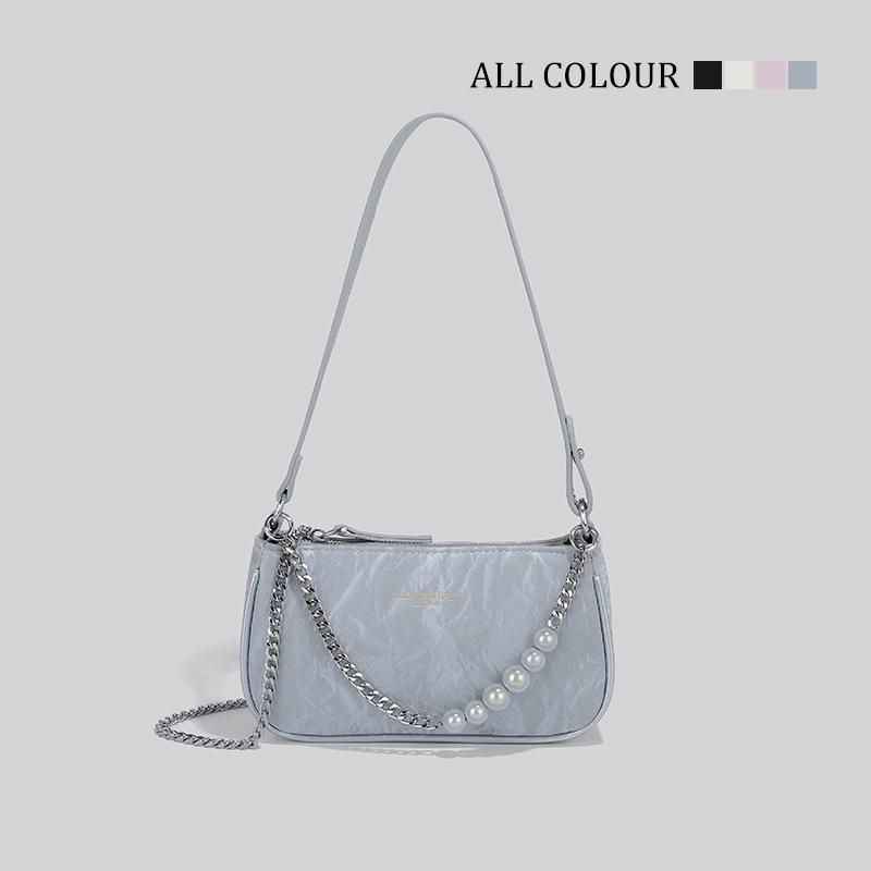 

Summer high-end underarm bag light luxury niche designer bag women s 2025 new crossbody bag серебряный