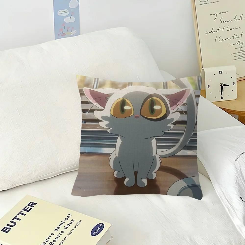 Anime Suzume daijin  Pillow Cushion Cover Pillowcase Living Room Sofa Home Decor Customized