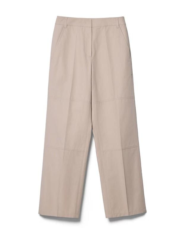 Hejiseu [His] Beige Straight Pants