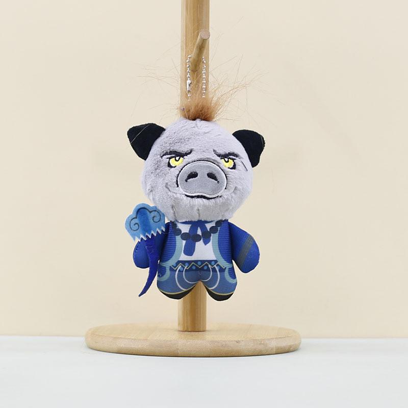 Adorable Cartoon Plush Toy Keychain Featuring Sun Wukong Tang Seng And Pigsy For Kids