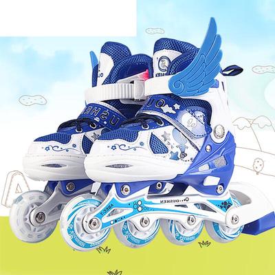 Longchan Adjustable Breathable Kids Inline Roller Skates