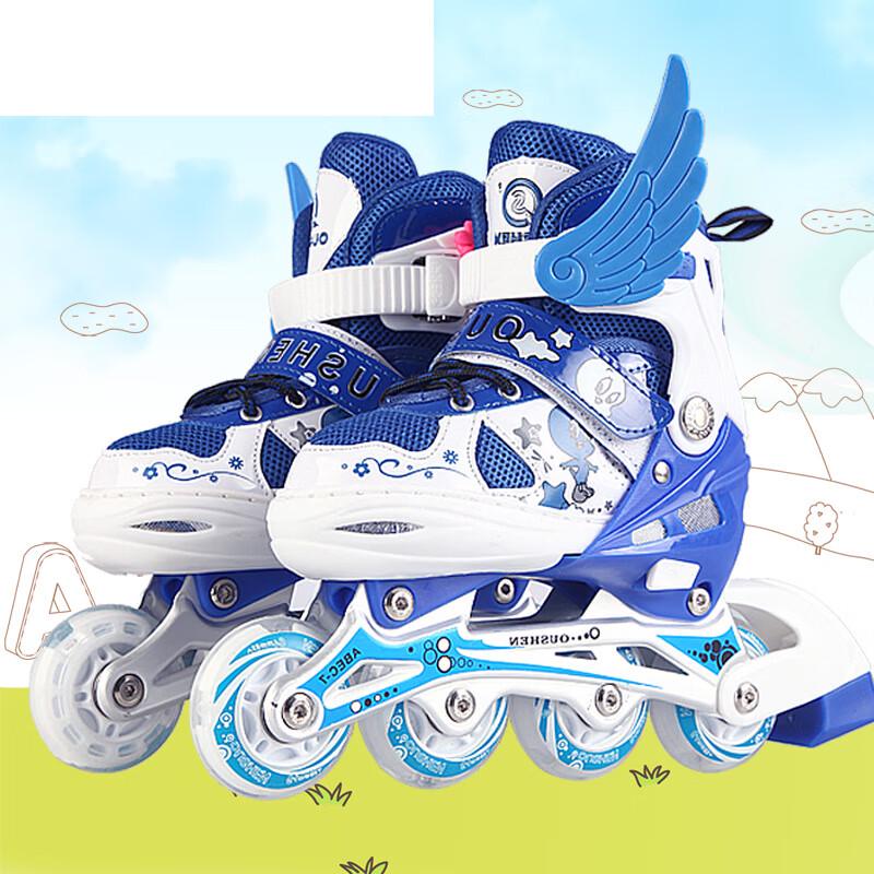 Longchan Adjustable Breathable Kids Inline Roller Skates
