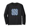 Gourd Tsugi Japanese Pattern TEZUKA PRODUCTIONS Long Sleeve (Checkered) (C) T-Shirt