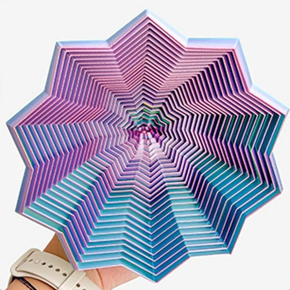 Geometric Design Visual Illusion Hexagon Expanded Expanded Sensory Model  Office/School