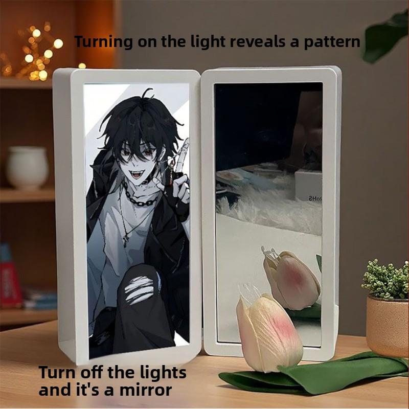 18.8cm/7.4in I’m Not A God of Drama Cartoon LED Night Box Light Anime Peripherals 3D Lamp Party Supplies Ornaments Holiday Gifts