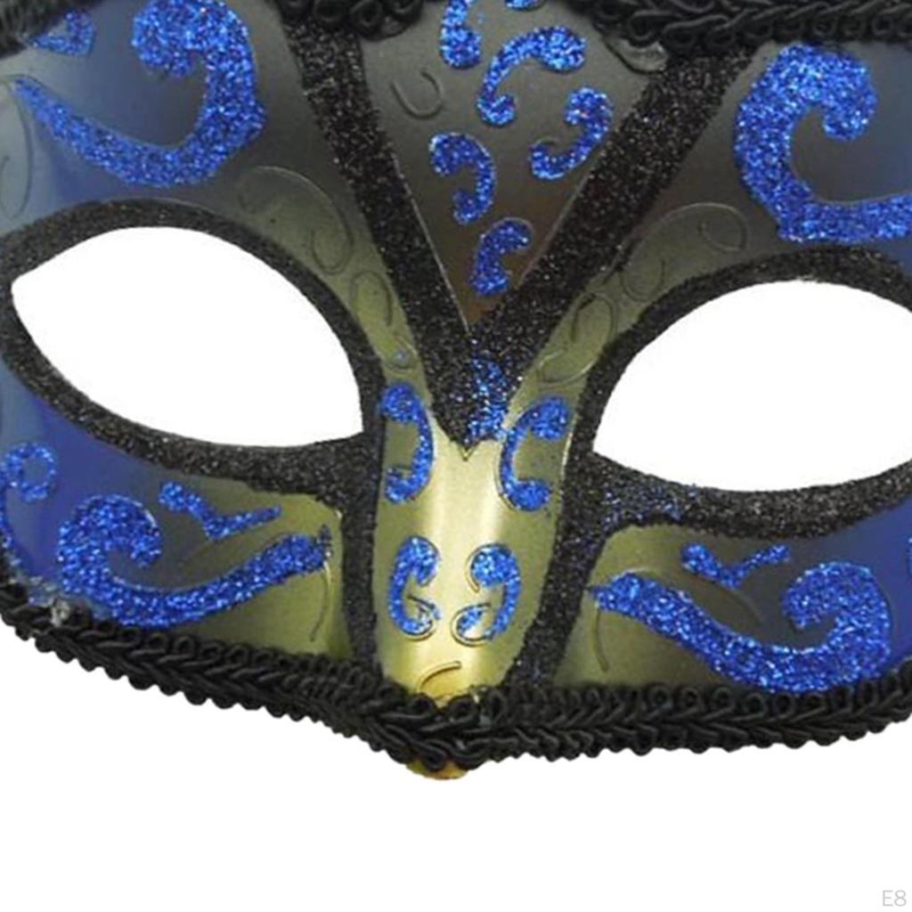 Ladies Masquerade Eye Mask Half Face Retro for Fancy Dress