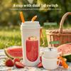 450ML Portable Electric Juicer Multifunctional Wireless Blender USB Rechargeable Ice Crusher Small Juice Cup Mixer Machine