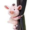 Animal Pig Plush Curtain Tieback Cartoon Doll For Childrens Decoration Window