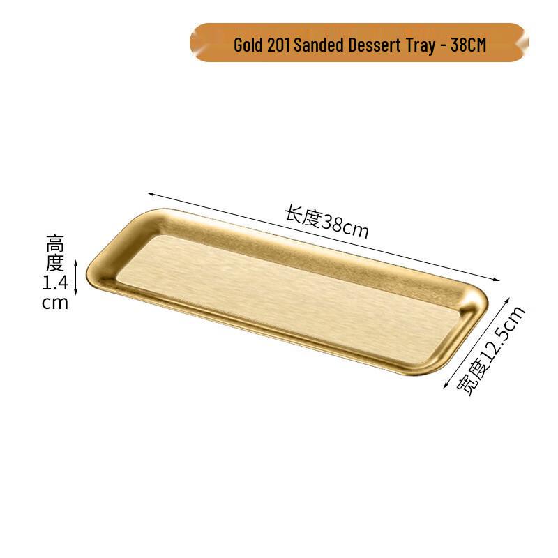 ZISIZ Stainless Steel Rectangular Serving Tray