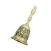 Hand-Cranked Engraved Service Bell - Vintage Bell for Dining, Weddings and Holiday Gifts