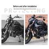 Haojue TR300 Crash Bars & Anti-Fall Protection with Folding Backrest and Side Bag Accessories