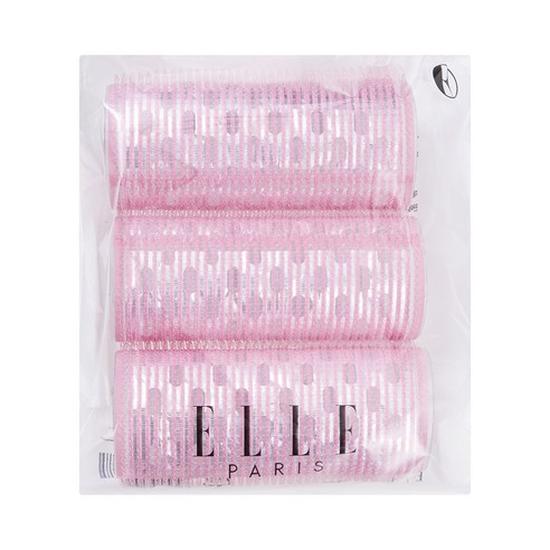 ELLE PARIS Thermal Hair Roller for Bangs, Heat-Conductive Long Type, Large Size (3pcs)