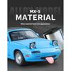 1/24 Scale Mazda MX-5 Alloy Car Model with Authentic Sound Effects, Perfect Display Piece for Car Enthusiasts and Collectors