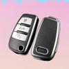 Auto Shell Fob For A1 A3 A4 A5 A6 A7 Q3 Q5 S6 B6 B7 B8 C6 8P 8V 8L TT RS Soft TPU Car Folding Key Case Bag Cover Protector