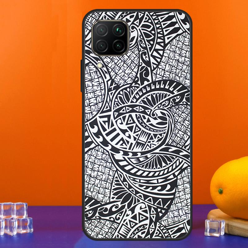 Maori Tribal Samoan Polynesian For Huawei Nova 12s 12i 11i 8i 9 10 SE Y91 Y90 Y60 Y70 Y72 Y61 P20 P40 Lite P30 P60 Pro Case