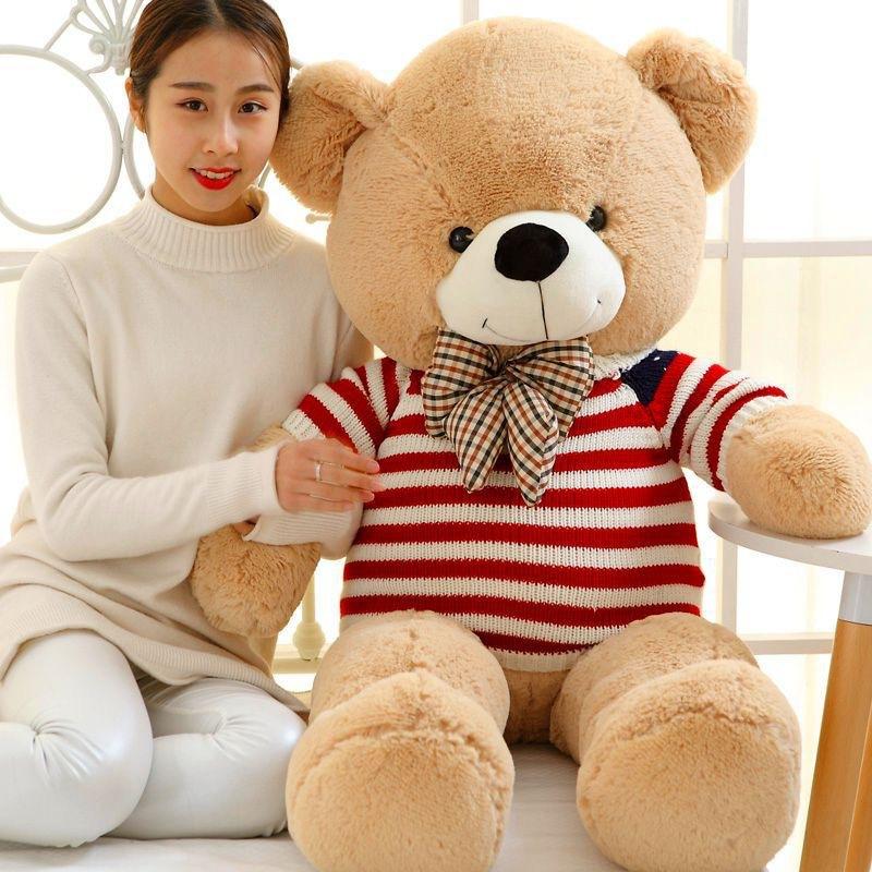 Oversized Teddy Bear Plush Toy Hug Bear American Big Bear Doll Large Cute Big Bear Valentine's Day Gift