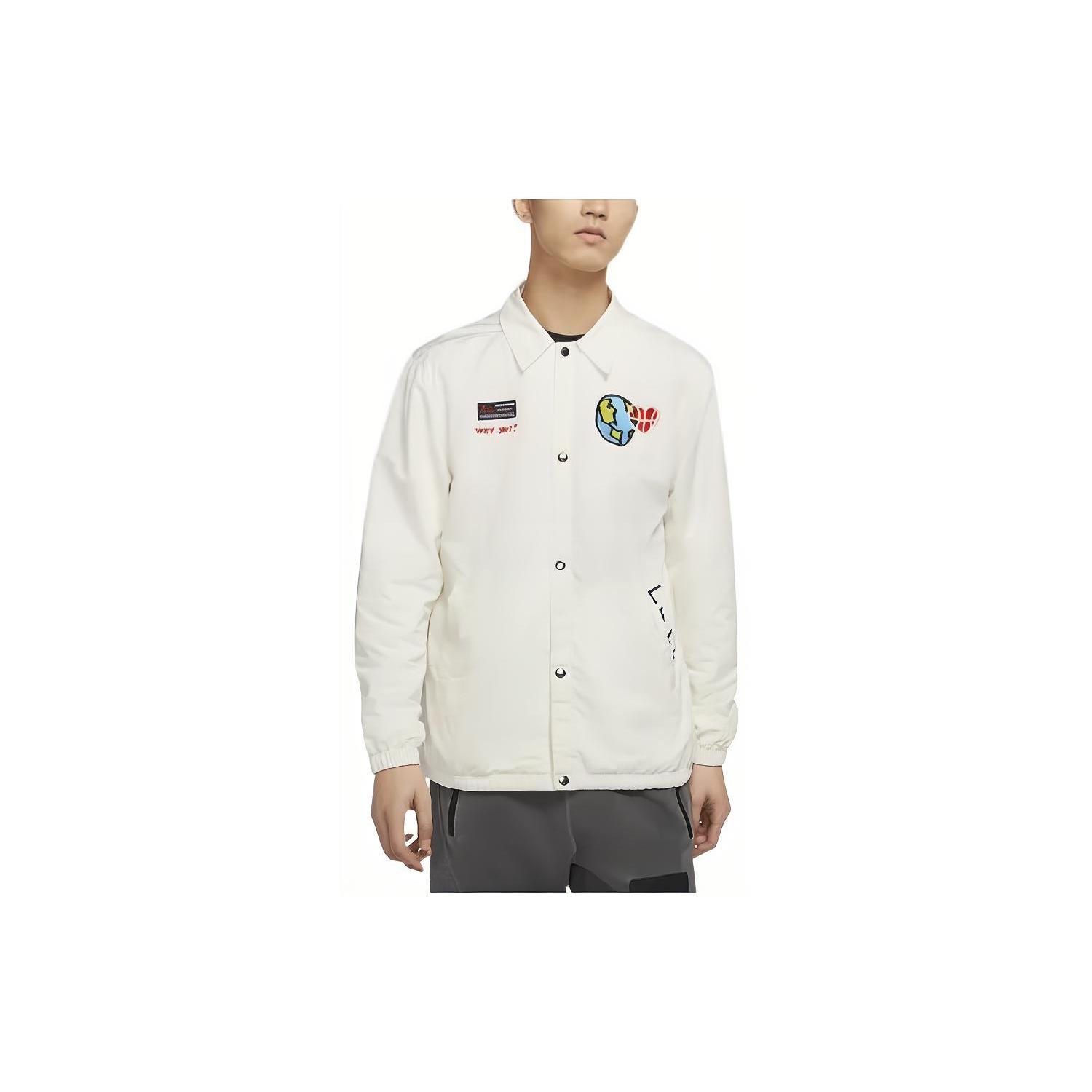 Jordan Jackets Men s White Lapel Moderate Other CW4268-100 M