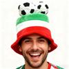 Country Soccer Party Hats Plush Football Hat Soccer Ball Costume Hat 2026 Cheerleading World Games Hat Sports Cap Headdress