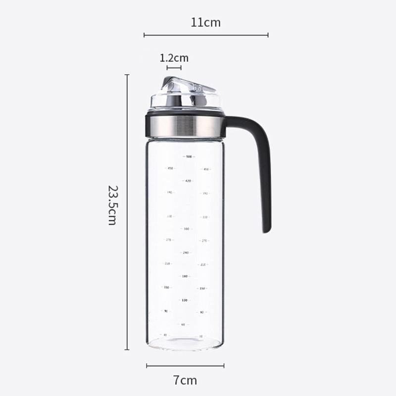 Cooking Seasoning Bottle Dispenser Sauce Bottle Glass Storage Bottles Spice Glass Oil Spray Vinegar Creative Kitchen Tools
