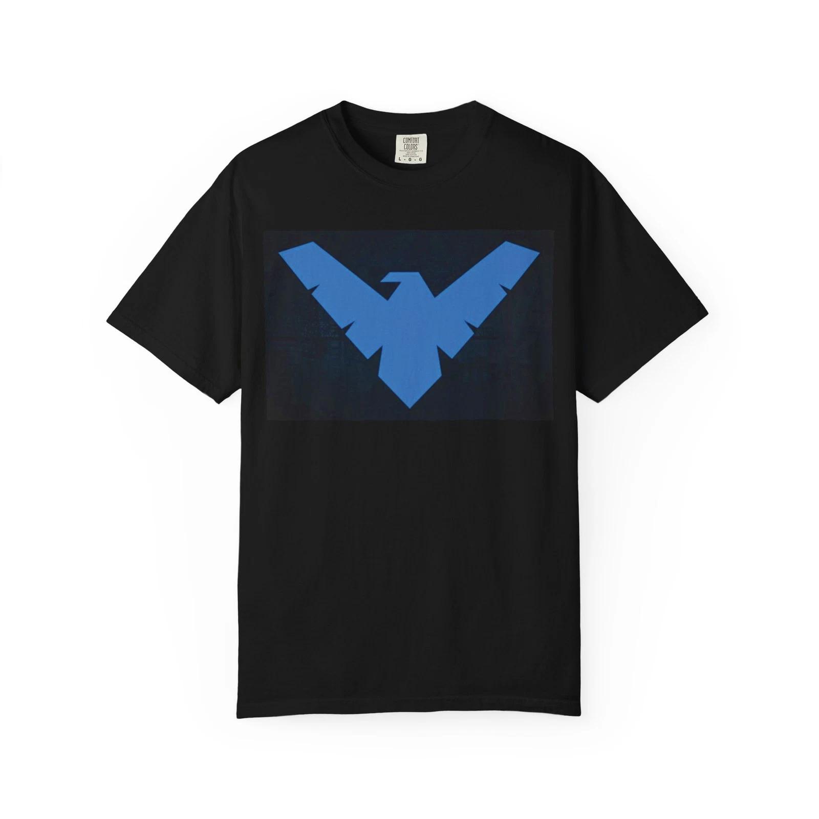 Nightwing Graphic T-Shirt, Superhero Tee, Unisex Black Shirt 4XL