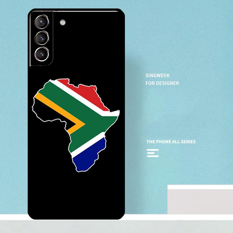 Africa Map Case For Samsung Galaxy S25 Ultra S20 S21 S22 S23 S24 Plus S9 S10 S24 FE S25 FE Phone Cover