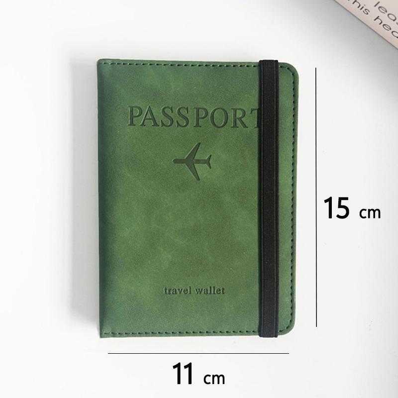 RFID ANTI Blocking Cienkie Etui na Paszport Portfel Podróżny dla Mężczyzn Kobiet Wielofunkcyjny Uchwyt na Dowód Osobisty Kartę Bankową Akcesoria