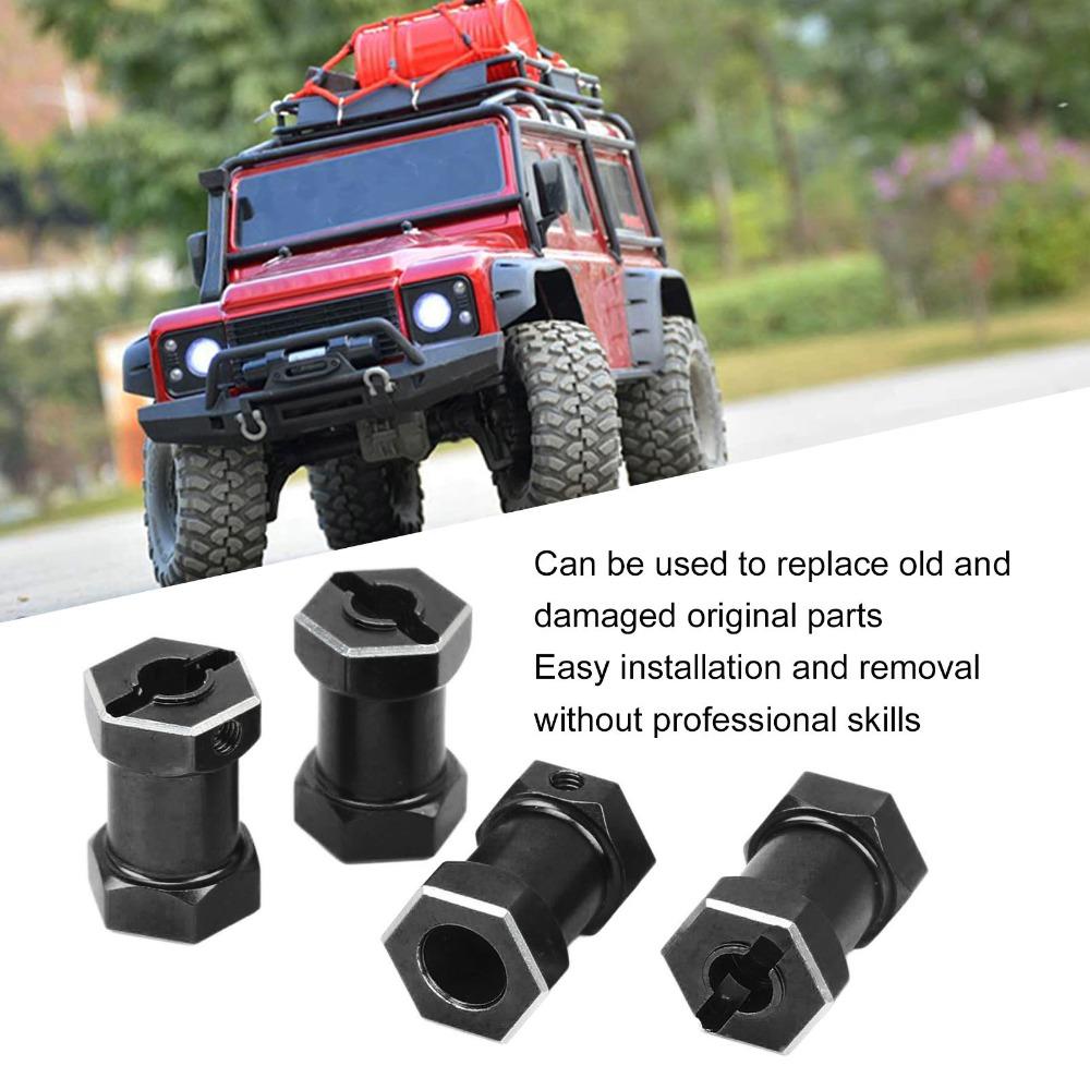 4Pcs/Set Metal RC Wheel Hex Hub 12mm Crawler Wheel Adapter For 1/10 RC Crawler