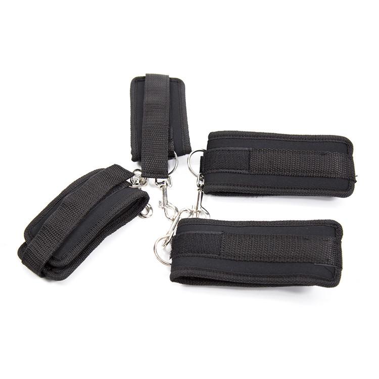 Tied Bed Restraint BDSM Bondage Gear Sex Posture Handcuffs Ankle Cuffs Adult Products Sex Toys for Couples Sex Games Hand