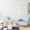 1-10sets Window Alert Bird Stickers Anti-Collision Fly Pigeon Wall Sticker Home Decoration Self-Adhesive Silhouettes Decal Decor