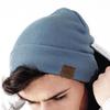 Hat Pu 1 Letter Pcs Casual Beanies Warm Winter Beanie Hats For Men Women Outdoor Stylish Solid Color Knitted Hat