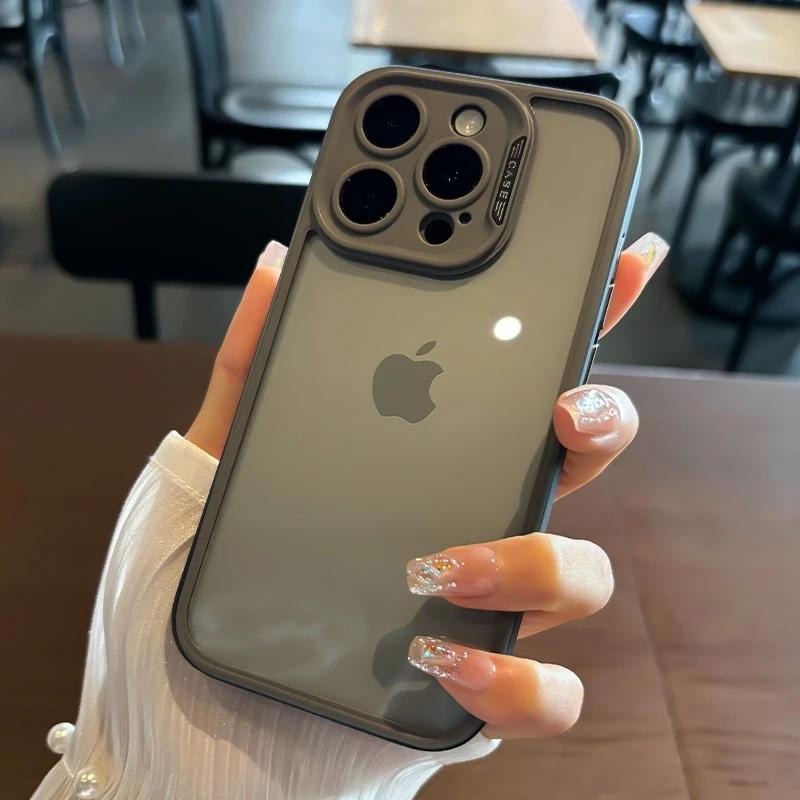 Luxury Transparent Shockproof Phone Case For iPhone 12 13 15 14