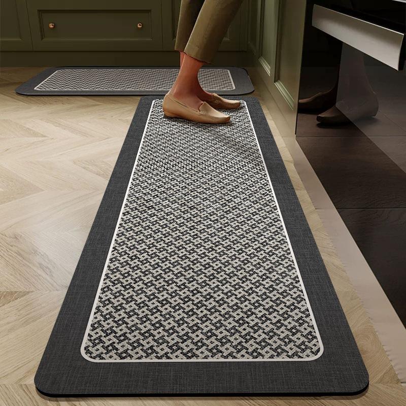 Amer-ican Kitchen Nice Special Pad Moisture-wicking Oil Moisture-wicking Diatom Mud Moisture-wicking Mat Bathroom Foot Rug Can Be Wiped 45 * 70CM