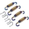 Motorcycle Exhaust Springs 58 Mm/2.28", Exhaust Pipe Muffler Swivel Springs, Exhaust Spring Hook Fasteners, Exhaust Pipe Spring With Swivel Hooks Set