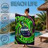 Custom Name Beetlejuice Horror  Beach Towel Microfiber Beach Towel, Lightweight and Quick-Dry, for Summer Travel, Swimming Pool Gift