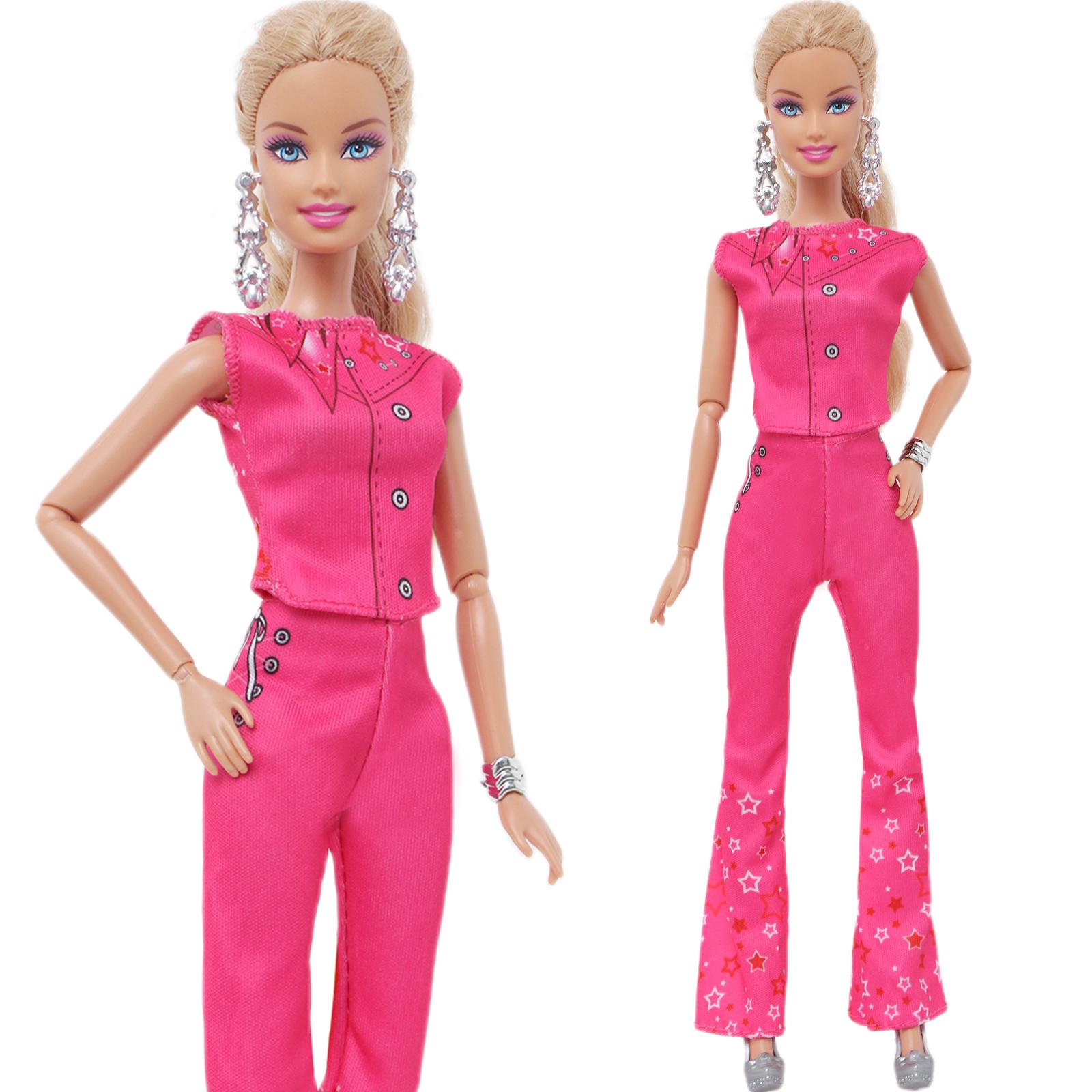 Набор модной одежды для кукол для пары: брюки+рубашки+обувь. Игровой набор для кукол 30 — фото 3