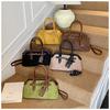 2025 Retro Niche Suede Colorblock Crossbody Baguette Handbag - New Versatile Fashion for Women