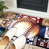 Baseball Passion And Heritage Office Rug Chair Mat, Game Carpet, Suitable for Front Door, Bedroom, Living Room, Desk, Holiday Gift