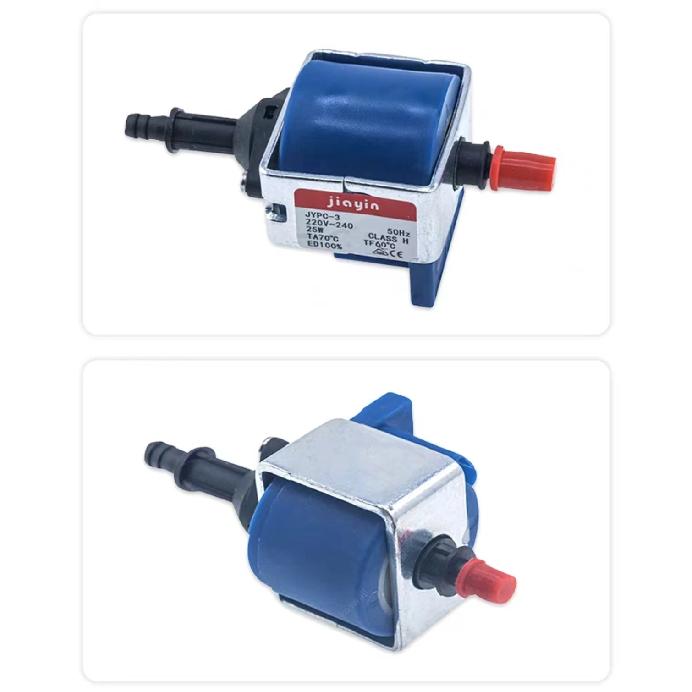 Jiayin JYPC-3 AC 220V/240V 25W Mini Electromagnetic Pump Coffee Machine Water Pump Plunger Pump High Pressure Flow 220/120cc/min