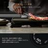 IRIS OHYAMA Hot Plate IHU-A10-AZ-B, Slim, Smoke-Reducing, Temperature Control, Washable, Yakiniku, Black