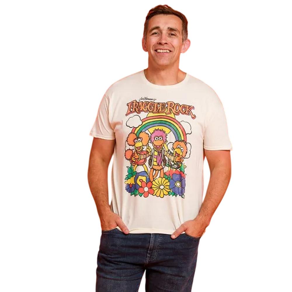 Fraggle Rock Unisex Adult Rainbow T-Shirt