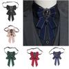 Crystal Bow Tie Rhinestone Ribbon Bow Brooch Fashion Ribbon Bowtie  For Men and Women