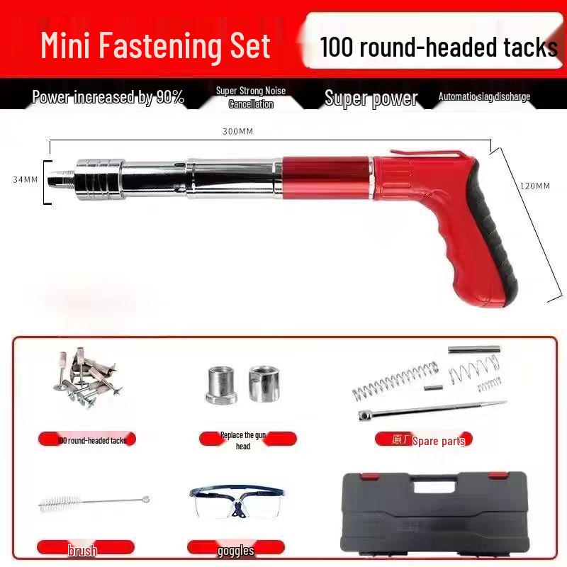 All-Steel Mini Powder-Actuated Nail Gun for Ceiling and Wall Fastening