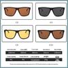 Men's Retro Square Polarized Sunglasses - Fashionable Anti-Glare Eyewear