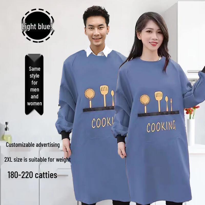 Waterproof Kitchen Apron with Sleeves