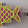Nail Protection Can Opener 3D Printed Fish & Saver, Cute Fish-Shaped Tab Novelty Kitchen Gadget with Keychain, Portable Bottle for Soda Cans,