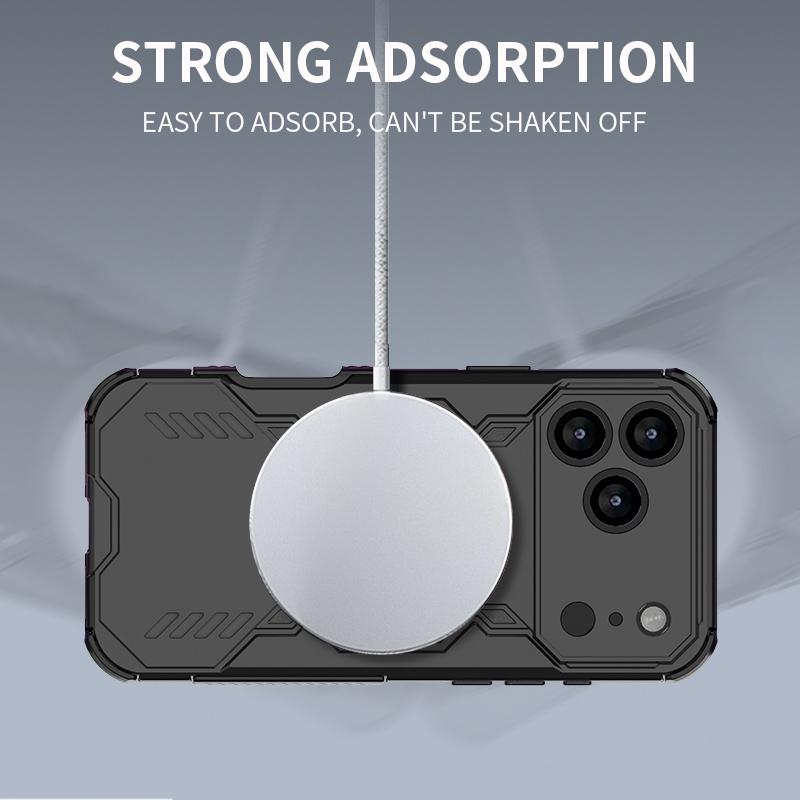 For iPhone 17 PRO Max Shockproof Armor Case Ring Holder Magnetic Heavy Duty Stand Phone Case For iPhone 11 13 14 15 16 Pro Max 17AIR