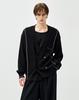 Ziosongzio Semblance Double-Breasted Cardigan Black Zi2Kt810Bk