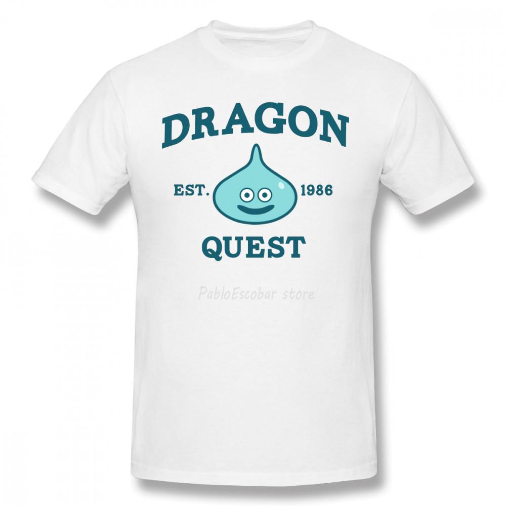Dragon Quest T Shirt Dragon Quest TShirt Short Sleeve Graphic Tee Shirt Fun Unisexs Oversized Cotton Classic Tshirt S