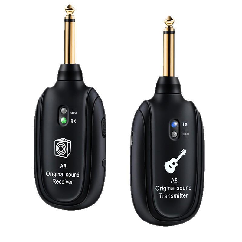 A8 Wireless Transceiver: Electric Guitar & Bass Audio Transmitter/Receiver.