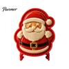 Kitchen Gifts for Bakers Christmas Mini Pie Mold, 3D Relief Embossed Hand Baking Gadgets Reusable DIY Dough Press Mold Holiday Party Molds